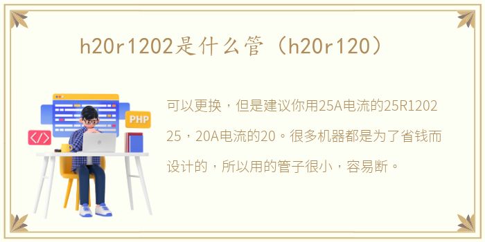 h20r1202是什么管（h20r120）