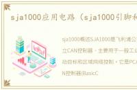 sja1000应用电路（sja1000引脚和功能）
