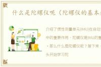 什么是陀螺仪呢（陀螺仪的基本知识）